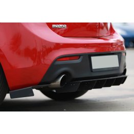 Накладки боковые к диффузору заднего бампера на Mazda 3 BL MPS